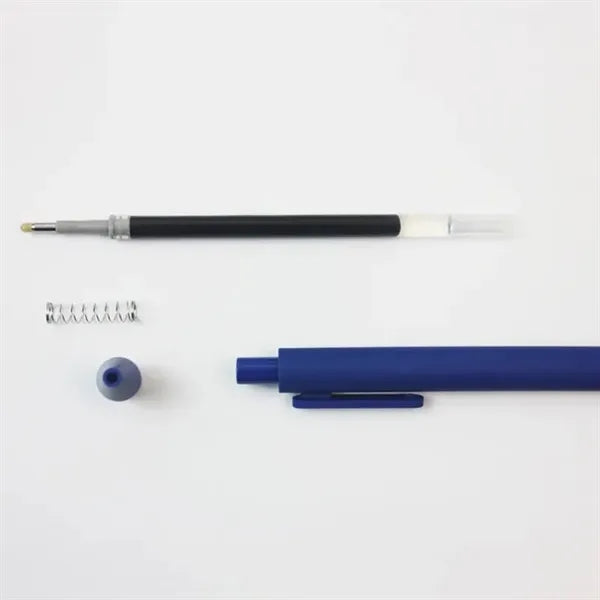 Multicolor Soft Rubber Retractable Ballpoint Pen