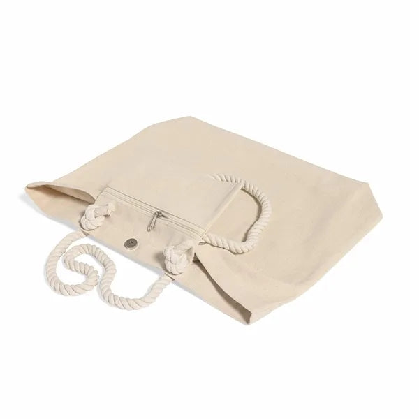 Rope Handle Beach Tote Bag