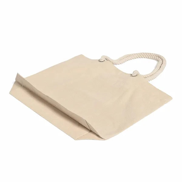 Rope Handle Beach Tote Bag