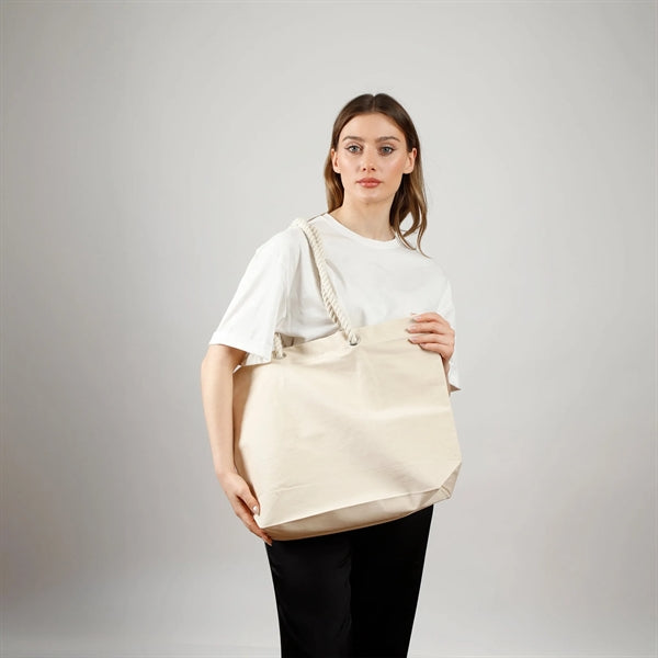 Rope Handle Beach Tote Bag
