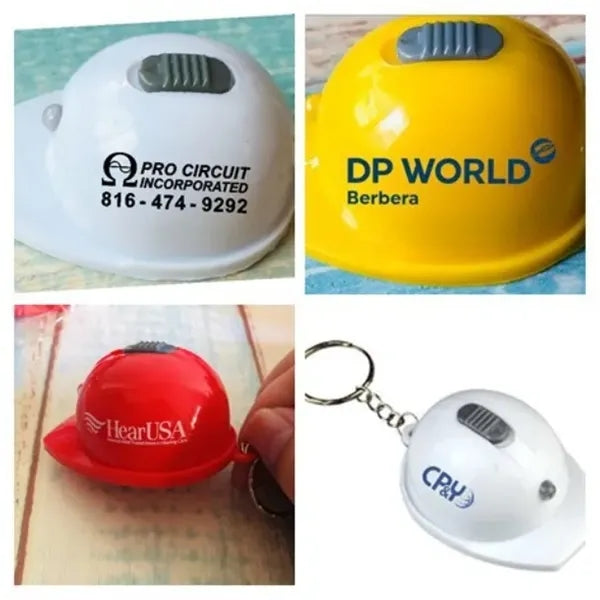 LED Helmet Keychain w/ Opener