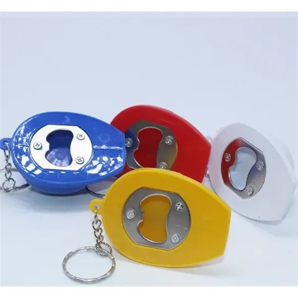 LED Helmet Keychain w/ Opener