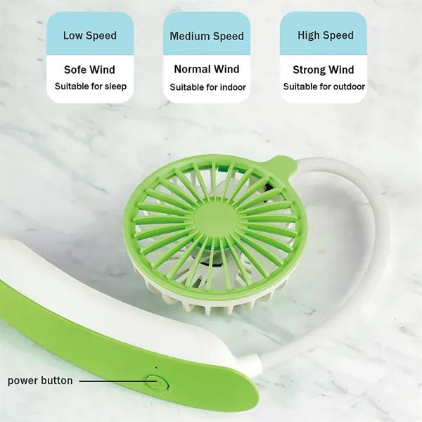 Ventilateur Portable USB 3 Vitesses Rechargeable