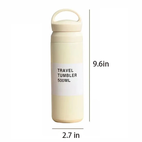 17oz Stainless Steel Insulated Double-Wall Thermos