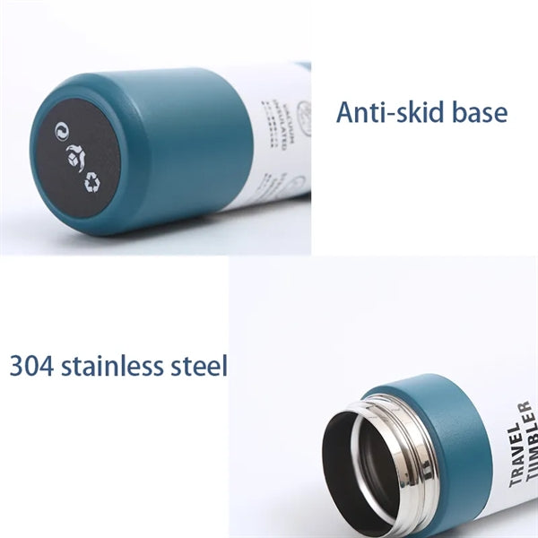 17oz Stainless Steel Insulated Double-Wall Thermos