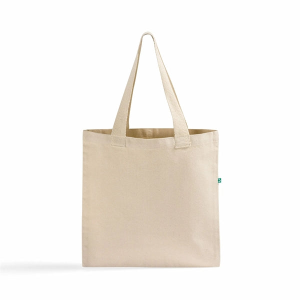 Recycled Canvas Flat Tote Bag