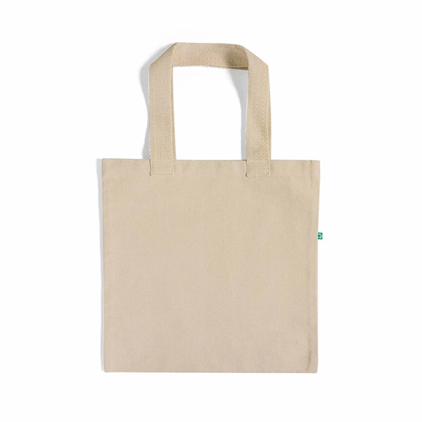 Recycled Canvas Flat Tote Bag