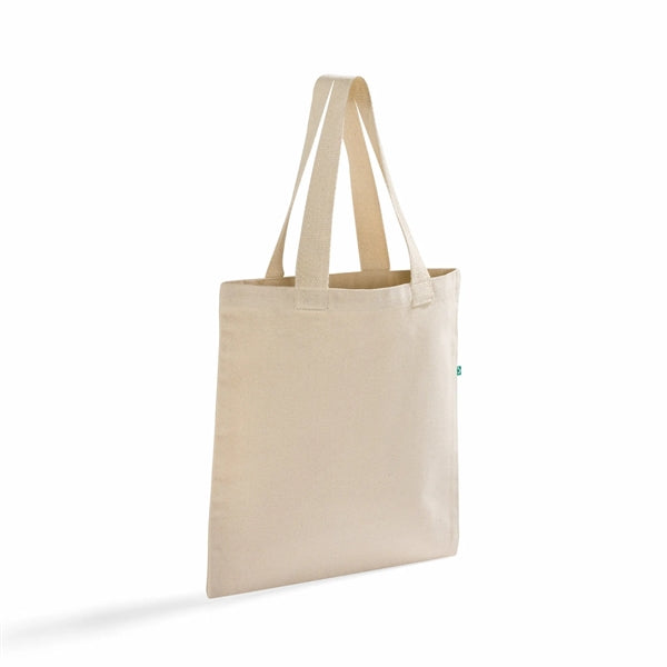 Recycled Canvas Flat Tote Bag