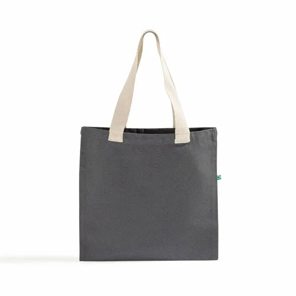 Recycled Canvas Flat Tote Bag