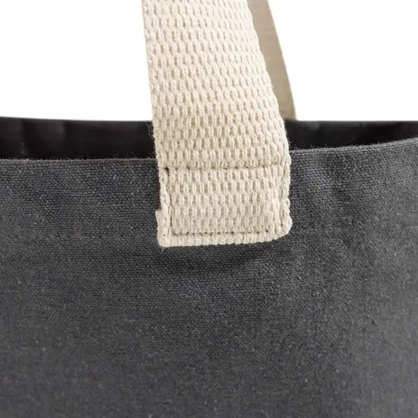 Recycled Canvas Flat Tote Bag