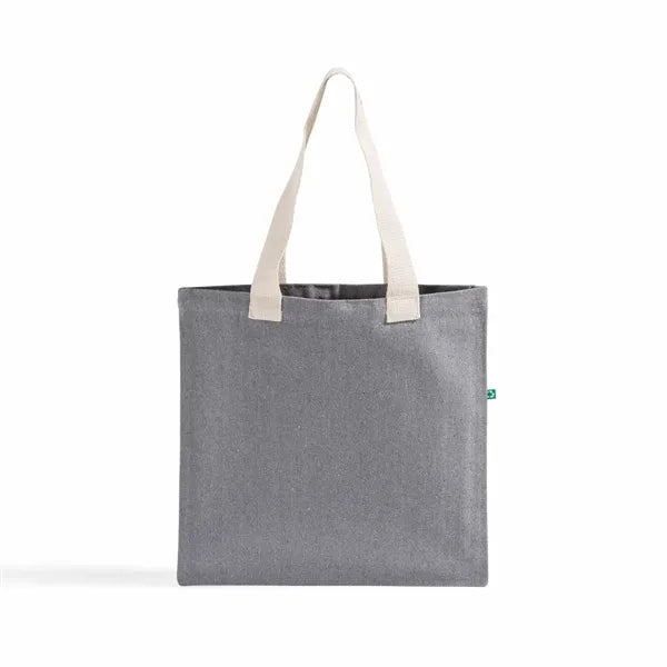 Recycled Canvas Flat Tote Bag