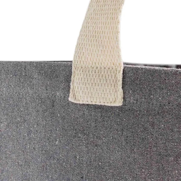 Recycled Canvas Flat Tote Bag