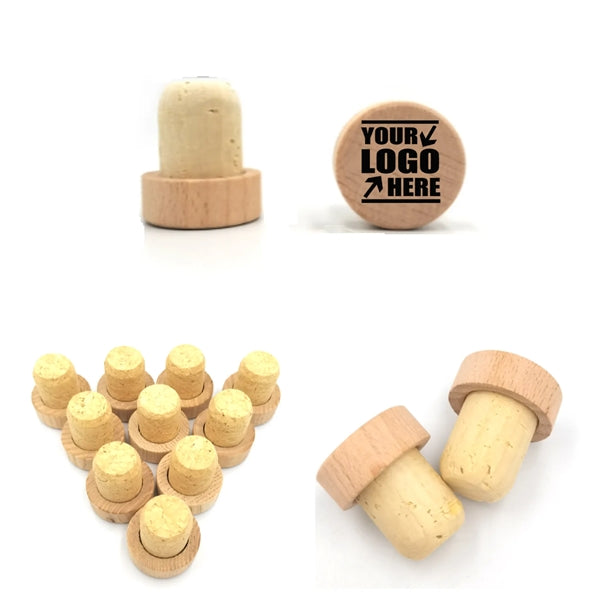 Cork Wine Champagne Bottle Stopper Topper