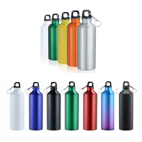21 oz Colorful Aluminum Portable Sports Bottle