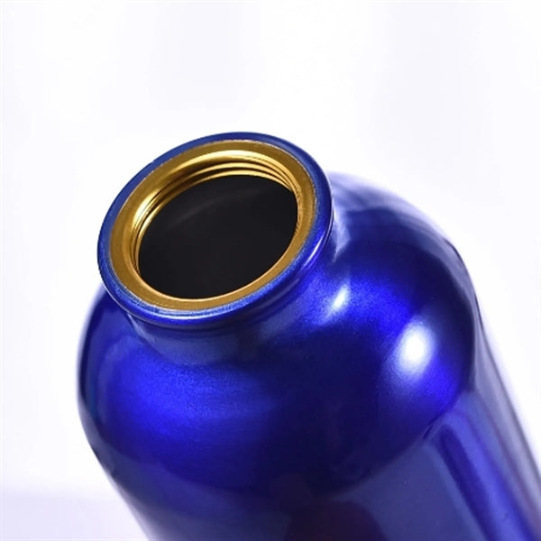 21 oz Colorful Aluminum Portable Sports Bottle