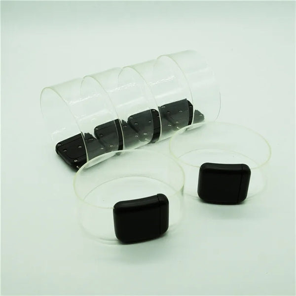 LED Bracelets with Magnetic Closing Clasp