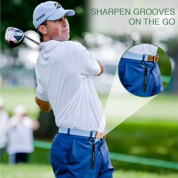 3-in-1 Golf Club Groove Sharpener Tool