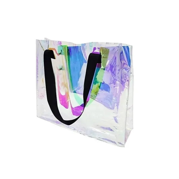 Holographic Clear Iridescent Handbag