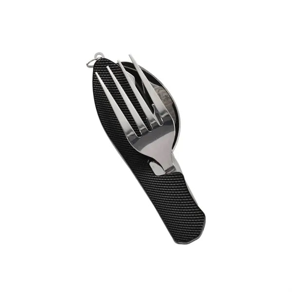 4-in-1Portable Stainless Camping Utensils Combo Set