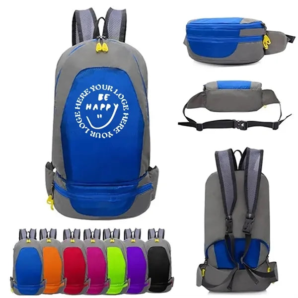Folding Backpack Waist Pack