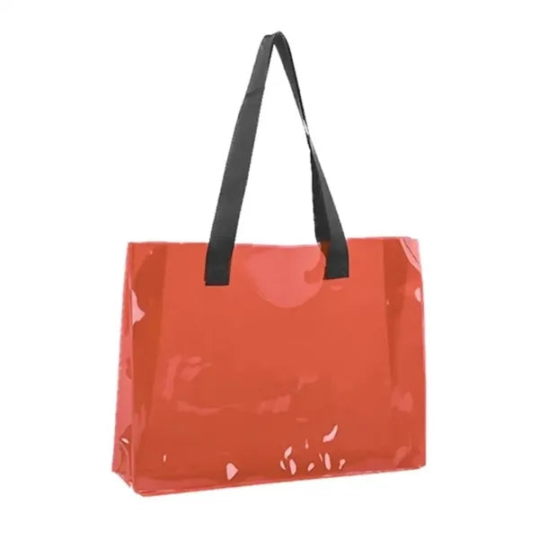 PVC Shopping Beach Tote Bag