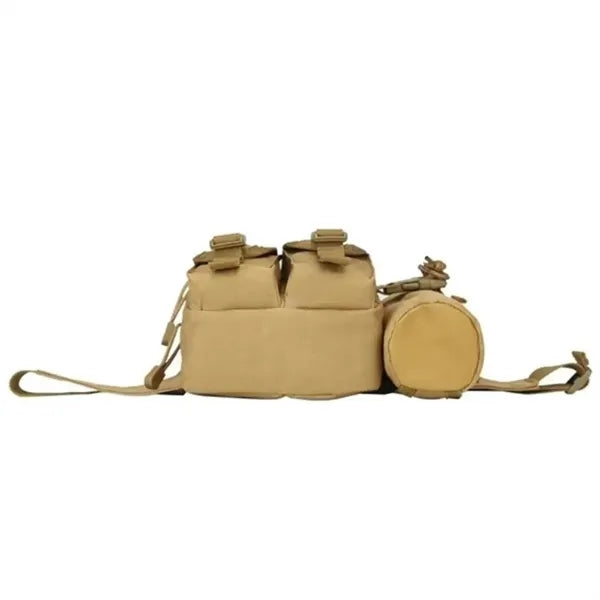 Outdoor Tactical Waist Slip Pack W/ Water Bottle Holder