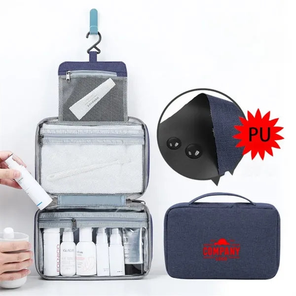 Toiletry Travel Bag With Hanging Hook