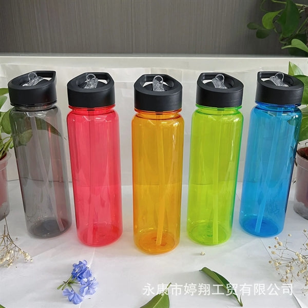 24oz PS Sports Water Bottle With Straw Top Lid