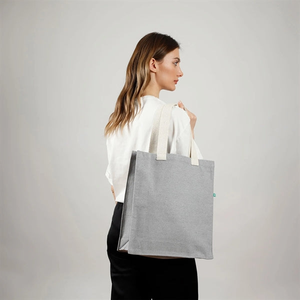 Recycled Canvas Shopper Tote Bag