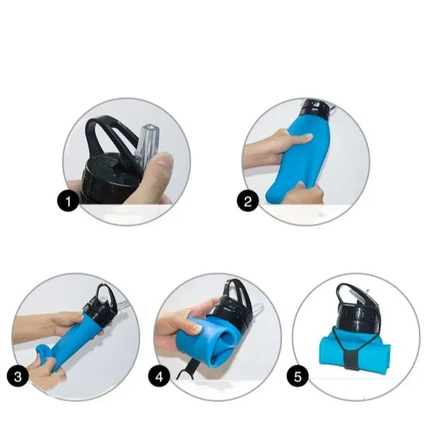 Silicone Collapsible Water Bottle