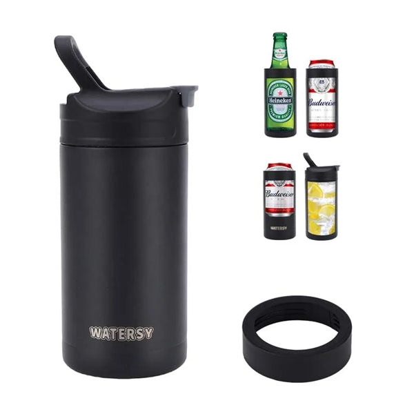 4 In 1 Stainless Steel Insulated Cooler for Slim Cans