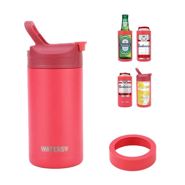 4 In 1 Stainless Steel Insulated Cooler for Slim Cans