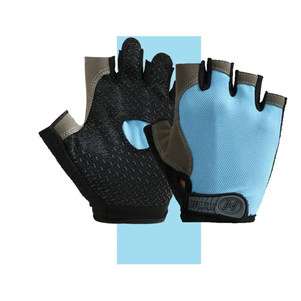 Outdoor Sports Bicycle Anti Slip Shock Half Finger Gloves