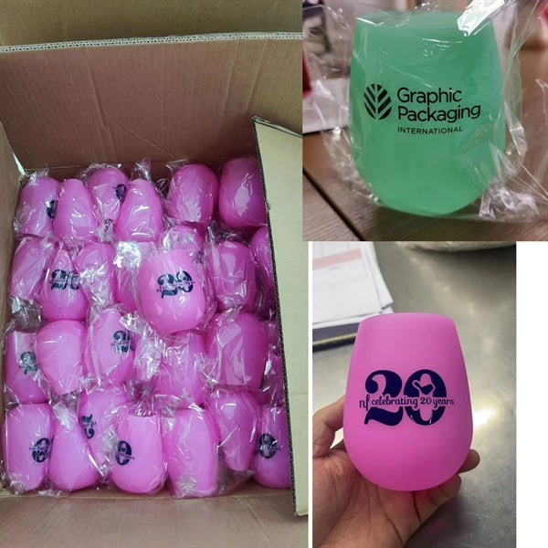 12 OZ Silicone Wine Cup