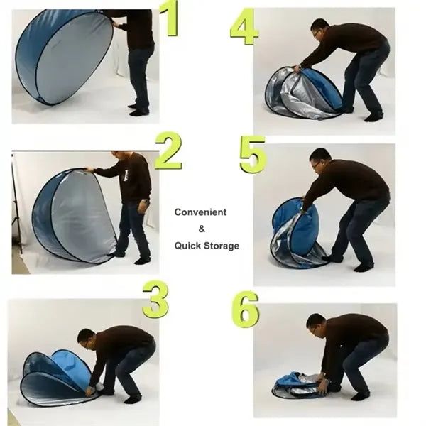 Portable Sunshade Automatic Pop Up Beach Tent