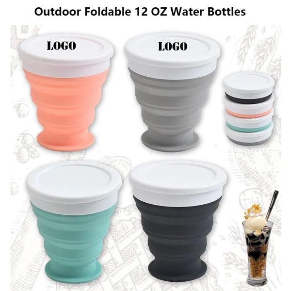 Outdoor Foldable 12 OZ Water Bottles