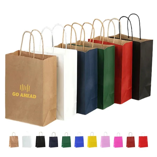 Natural Kraft Paper Shopper Tote Bag