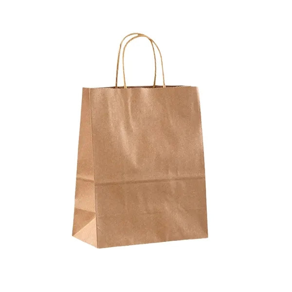 Natural Kraft Paper Shopper Tote Bag
