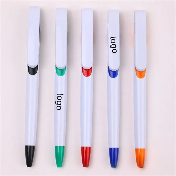 Glossy lacquered grip ballpoint pen