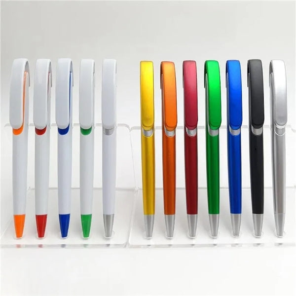 Glossy lacquered grip ballpoint pen