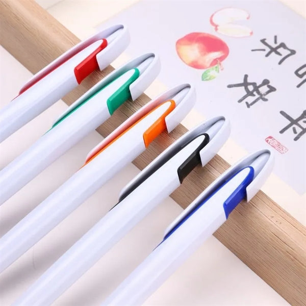 Glossy lacquered grip ballpoint pen