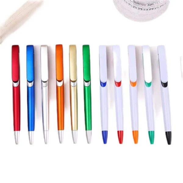 Glossy lacquered grip ballpoint pen