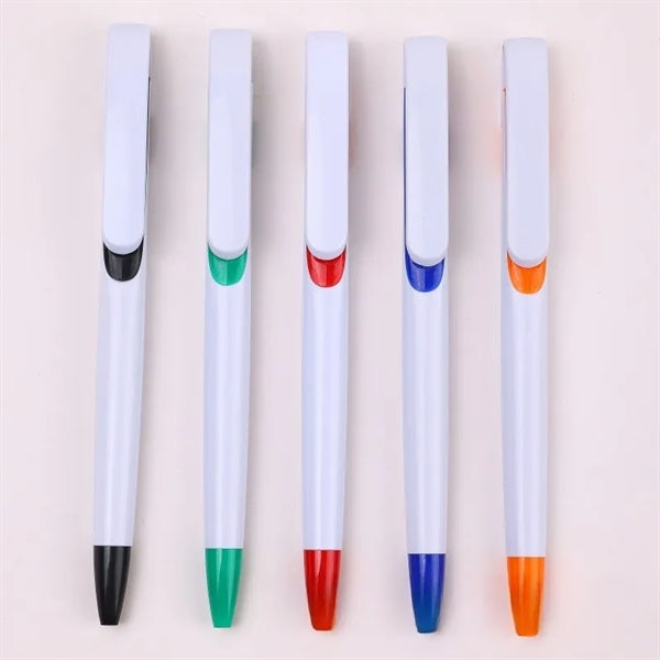 Glossy lacquered grip ballpoint pen