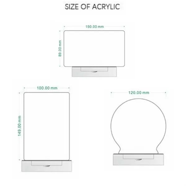 Creative Led Night Light USB Note Board with Pen