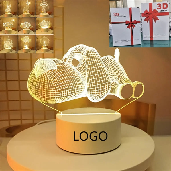 3D Acrylic USB Led Night Light