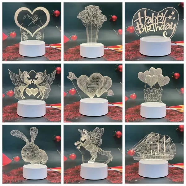 3D Acrylic USB Led Night Light