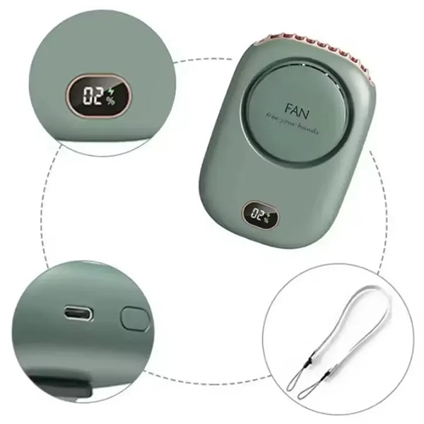 Handheld Portable Neck Mini Fan