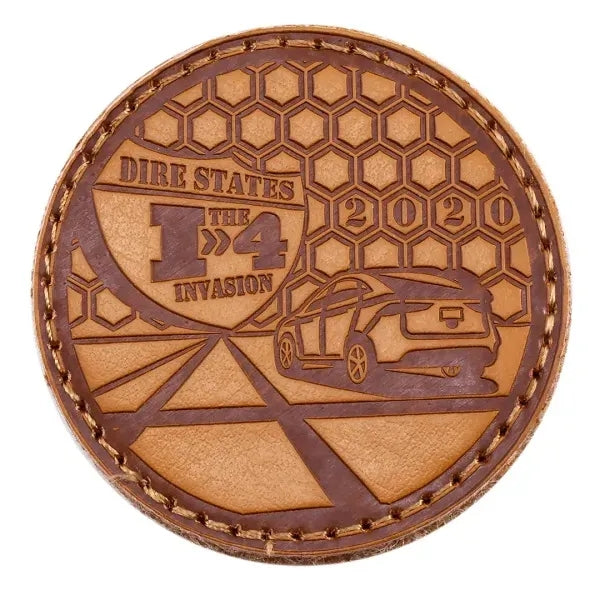 Genuine Leather Patches Custom Shape