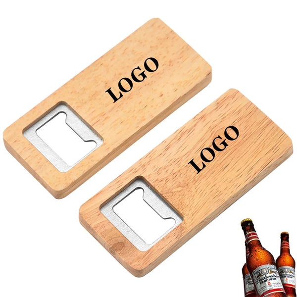 Stainless Steel Wooden Bottle Opener