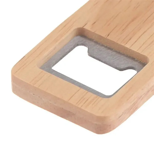 Stainless Steel Wooden Bottle Opener